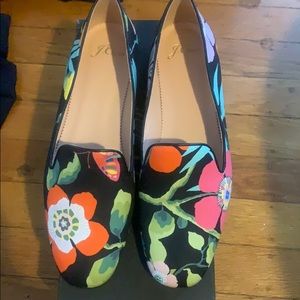J. Crew smoking slipper in Liberty print